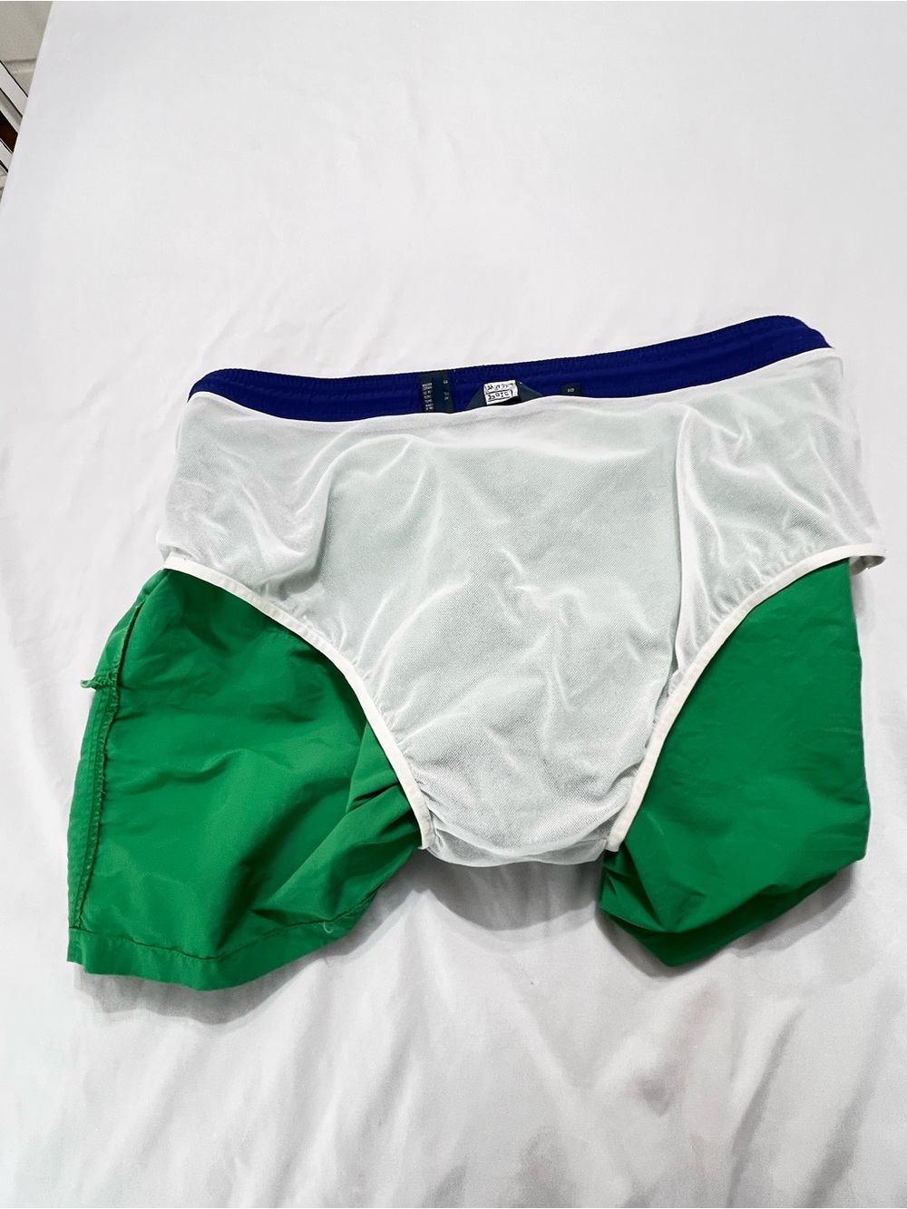 Polo by Ralph Lauren Green Swim Trunks Preppy Size XL - Picture 14 of 15